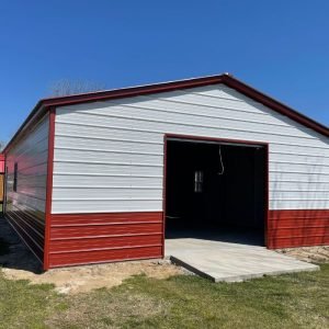 24 x 30 x 9  Standard Metal Garage