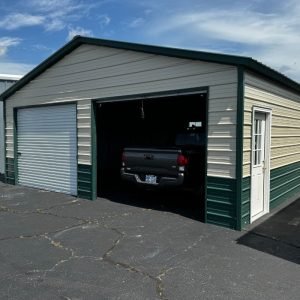 24 x 25 x 9 Standard Metal Garage