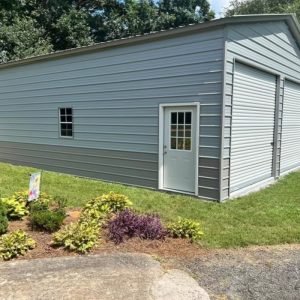 24 x 30 x 10 Standard Metal Garage