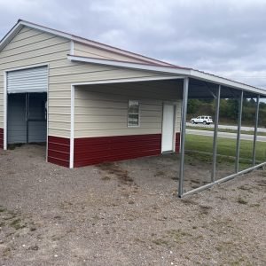 24 x 25 x 10 Standard Metal Garage