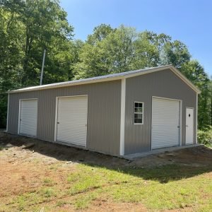 24 x 35 x 10 Standard Metal Garage