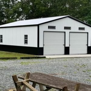 24 x 30 x 10 Standard Metal Garage